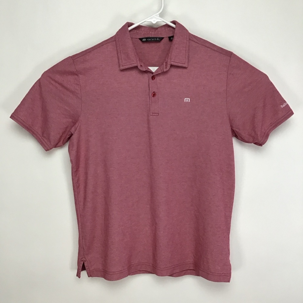Travis Mathew Balboa Bay Club logo men’s short sleeve polo shirt medium